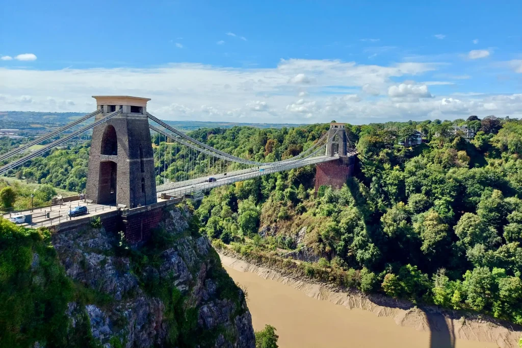 クリフトン吊橋　ブリストル　イギリス